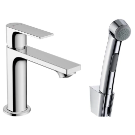 Hansgrohe Rebris E Смеситель для раковины 110, с гигиеническим душем, цвет хром (72216000)