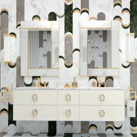 OASIS DAPHNE Боковина 22х525х500 мм, для тумбы, цвет Bianco глянцевый (0DL850FING002)