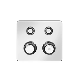 GESSI HI-FI ECLECTIC Смеситель для душа настенный встраиваемый, термостатический, с 2 запорными кнопками, цвет Хром (65232#031)