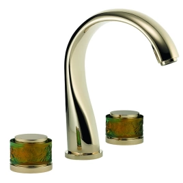 THG ISLAND Смеситель для ванны на 3 отверстия, без ручного душа, цвет Soft gold (U5B-F30-25SG)