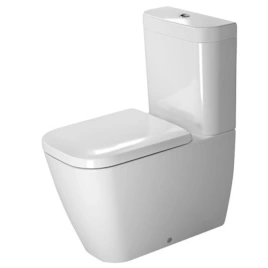 Duravit Happy D.2 Бачок с механизмом двойного смыва, хром, 6/3 л., для подключения снизу слева, 395x160мм, Цвет: Белый (934100005)