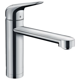 Hansgrohe Focus M42 Кухонный смеситель на 1 отв, однорычажный, поворотный излив 198мм, h134мм, 1jet, для уст. перед окном, цвет: хром (71807000)