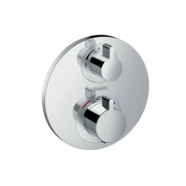 Hansgrohe Ecostat S Встраиваемый термостат для душа, 1 источник, с зап.вент, (внешняя часть) цвет: хром (15757000)