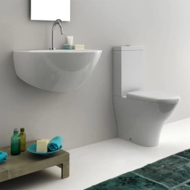 KERASAN Aquatech/Tribeca бачок для унитаза моноблока (без механизма слива), цвет белый (378101)