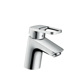 Hansgrohe Logis Loop Смеситель для раковины 70 на 1 отв. с донным клапаном, излив 107мм, h67мм, цвет: хром (71150000)