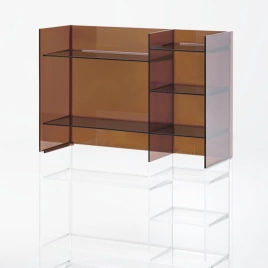 Laufen Kartell Стеллаж, 750х260х530мм, пластик, цвет: янтарь (3.8933.1.081.000.1)