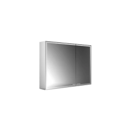 EMCO Prestige2 Зеркальный шкаф 887 мм, настенный, LED-подсветка, 2 двери, 2 полки, розетка, левый, без EMCO light system (9897 070 05)