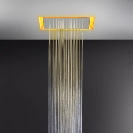 GESSI Minimali/Afilo Накладная панель 500x500 мм, для встраив в потолок душ системы 57501/57503/57901, цвет Mirror steel (57012#238)