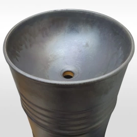 Раковина Kerasan Artwork свободностоящая BARREL d 45 H 90 см без отв под смеситель цвет ржавчина (4742K83)