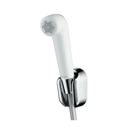 Hansgrohe Гигиенический душ 1jet, со шлангом 1,60м и настенным держателем, цвет: белый/хром (32122000)