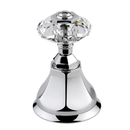 Nicolazzi Teide Вентиль запорный 1/2, ручки Crystal handle, цвет: хром (1912CR15)