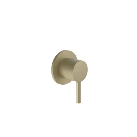 Fantini Nostromo Переключатель на 3 источника, 1/2, цвет: Matt British Gold PVD (50 P6 1679B)