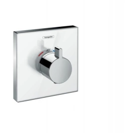Hansgrohe ShowerSelect Встраиваемый термостат для душа, 42 л/мин, 1 источник, без зап.вентиля,(внешняя часть) цвет: белый/хром (15734400)