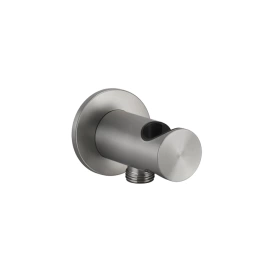 GESSI 316 Держатель для душевой лейки с выводом воды на 1/2, цвет: steel brushed (54161#239)