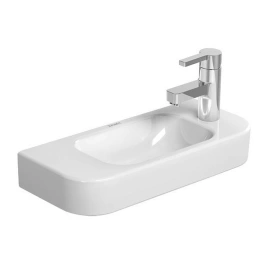 Раковина DURAVIT Happy D2 50х22 см с 1 отв под смесительитель справа DX без слив перелива цвет белый (711500008)