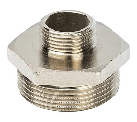 Ниппель STOUT НН переходной 1 1/2 x 3/4 никелированный