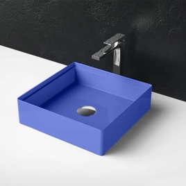 Artceram Scalino Раковина 38x38 см, накладная, цвет: blu zaffiro (SCL001 16 00)