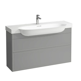Laufen New Classic База под раковину подвесная, 1180х320х670 мм, 2 ящика, цвет серый (для раковины 813858) (4.0605.2.085.627.1)