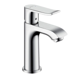Hansgrohe Metris Смеситель для раковины, на 1 отв, излив 89мм, h93мм, цвет: хром (31186000)