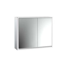 Emco Loft Зеркальный шкаф с подсветкой LED навесная модель, 800 mm, 2-дверки, широкая дверка слева зеркальная задняя стенка (9798 051 10)