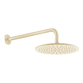 GESSI INCISO Душевая головка настенная, шарнирная на 1/2, 300мм, цвет: золото (58248#246)
