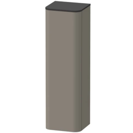 Duravit Happy D.2 Plus Пенал подвесной 1336x400x360мм 1 дверь, 3 стекл. полки, SX, цвет: stone grey satin matt (без топа) (HP1261L9292)