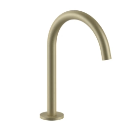 Fantini Nostromo Излив смесителя для раковины, цвет Matt British Gold PVD (24 P6 8436)