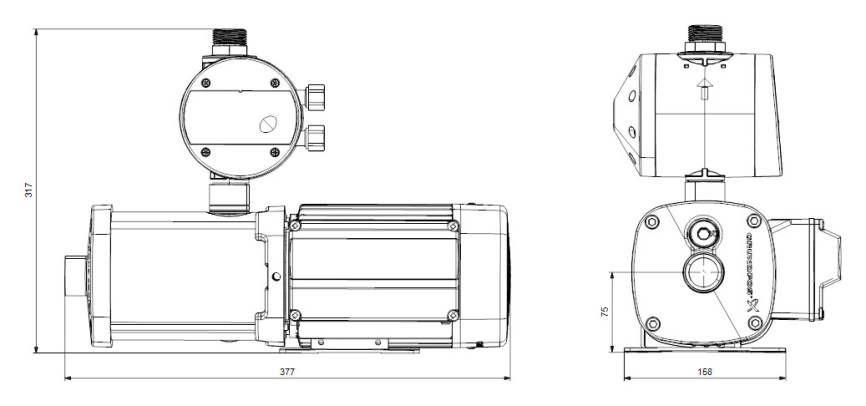 Насосная станция Grundfos CMB-SP SET 3-37 (PM 2) фото 3