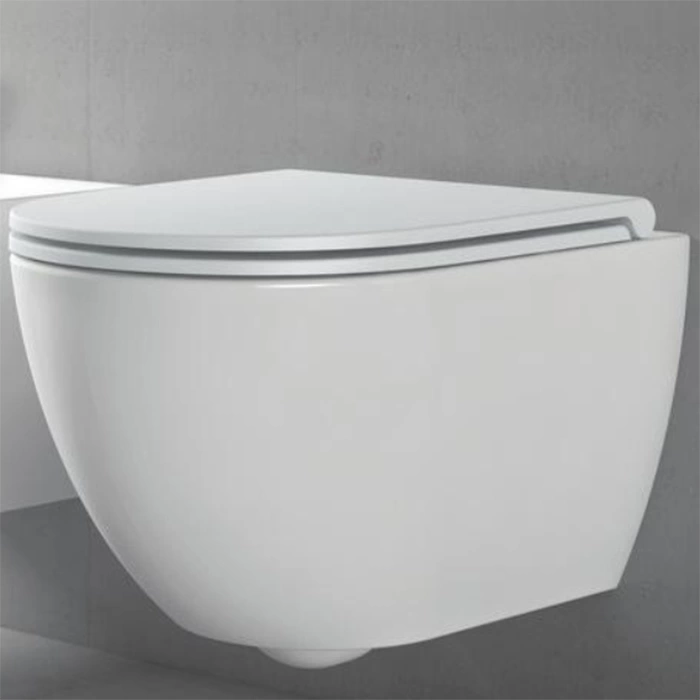 AZZURRA COMODA Унитаз подвесной безободковый 51,5x36см, цвет белый (CMVCSPE00000BI/(COM 100/E SOSP bi)) фото 1